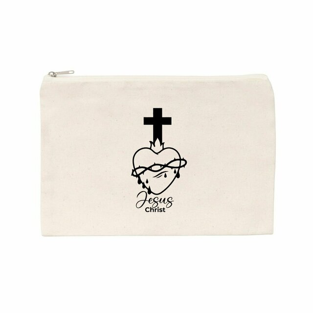 Sacré coeur - Pochette en coton recyclé