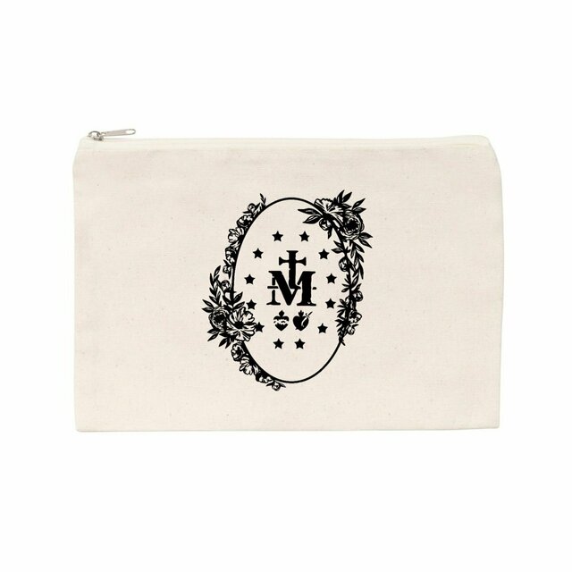 Medaille miraculeuse 2 - Pochette en coton recyclé - Image