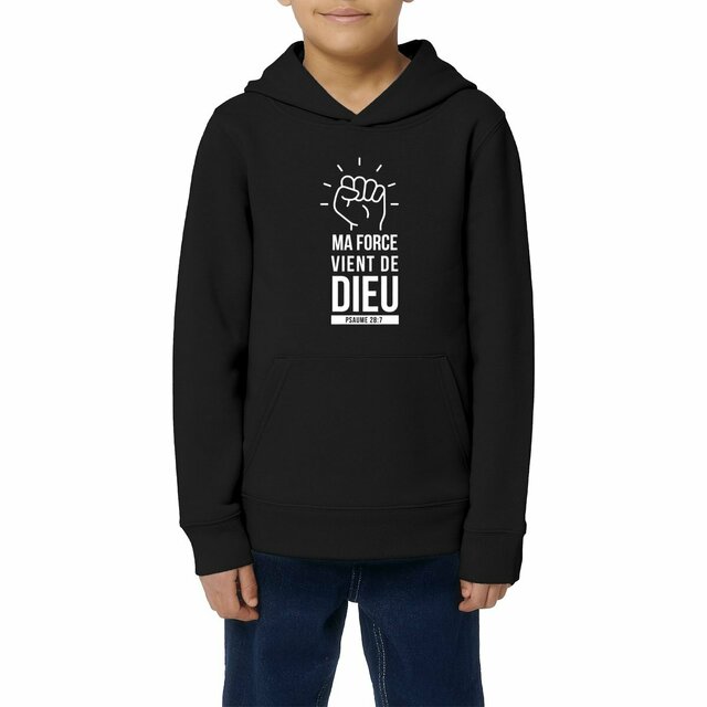 Ma force - Sweat à capuche Epais Enfant