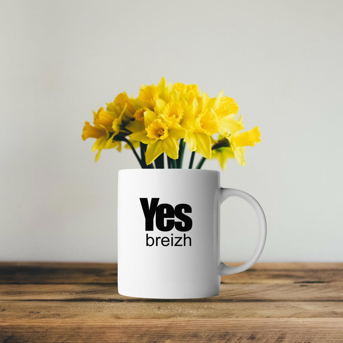 Image front Mug Yes Breizh – Céramique 330 ml (impression double face)