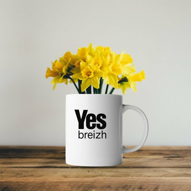 Image front Mug Yes Breizh – Céramique 330 ml (impression double face)