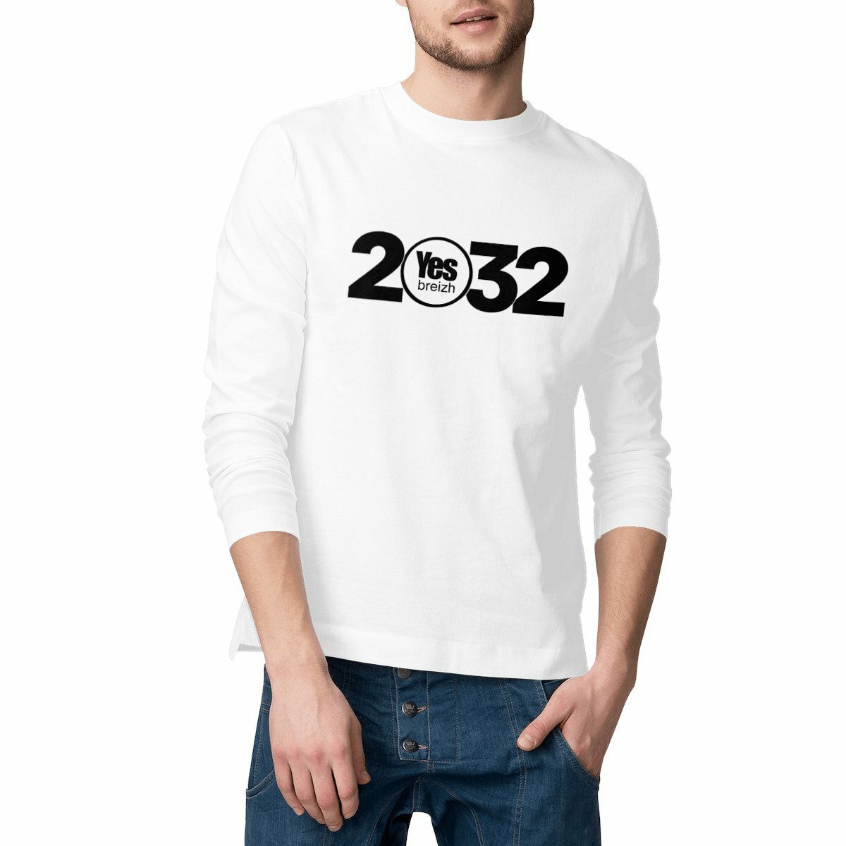 T-shirt 2032 homme manches longues