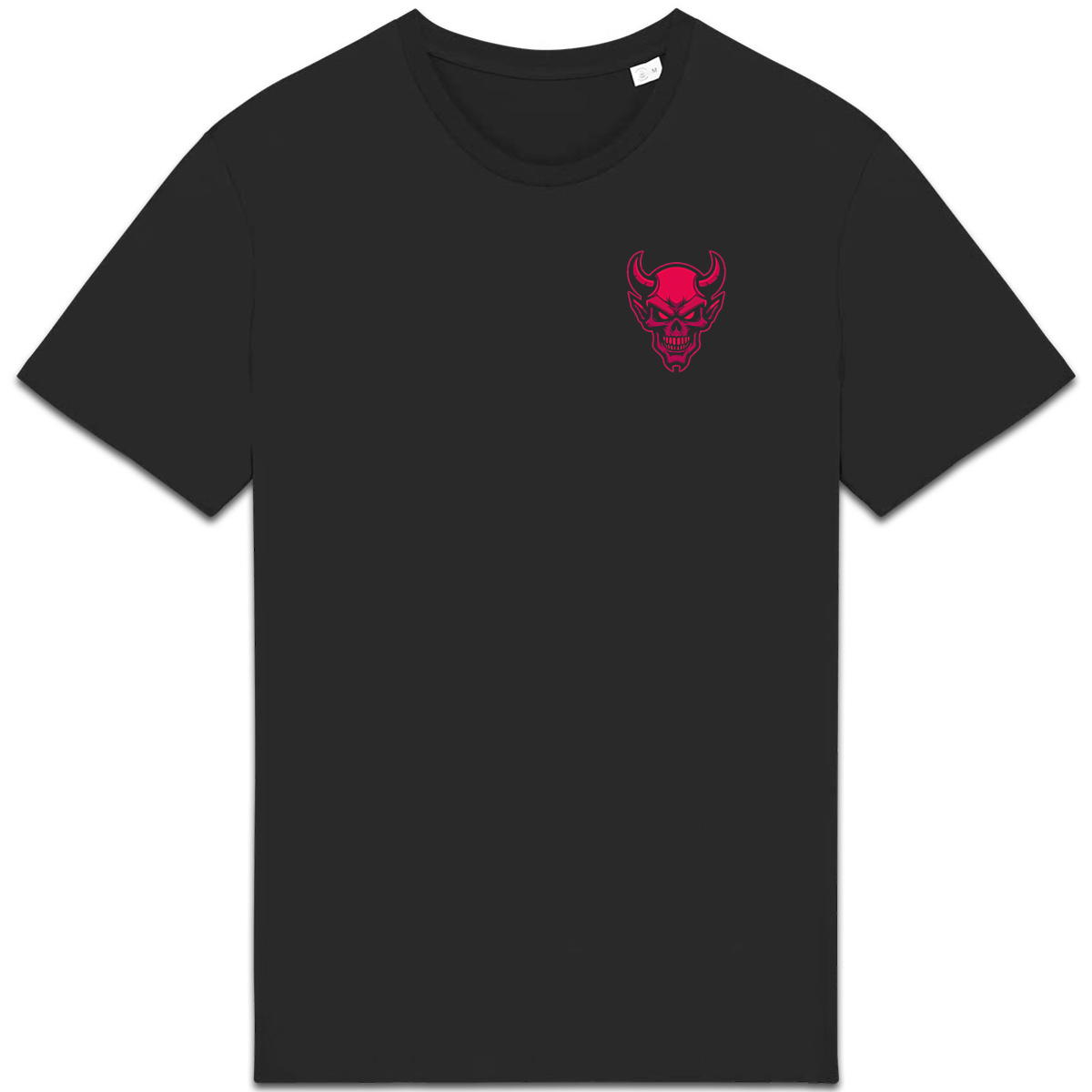 Image back T-shirt Unisexe épais : Squelette en coton biologique, qualité TOP