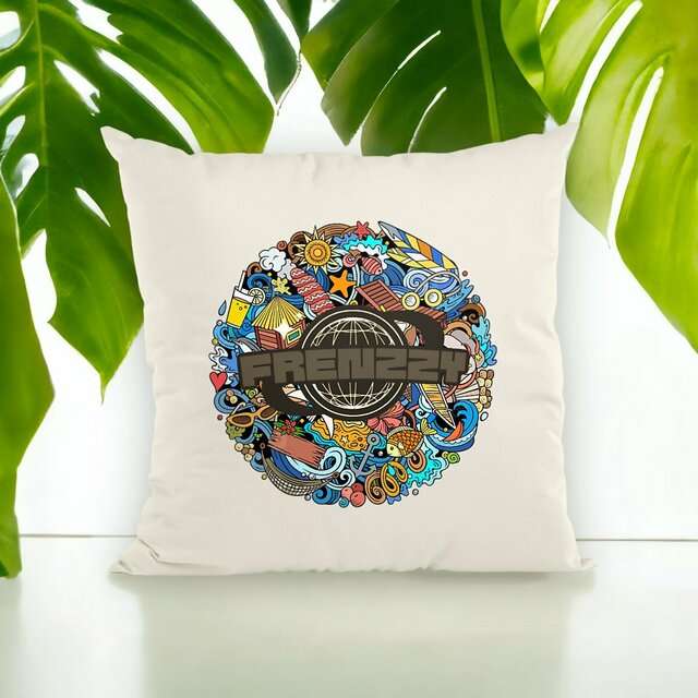 Image front Coussin de qualité supérieure avec housse et rembourrage