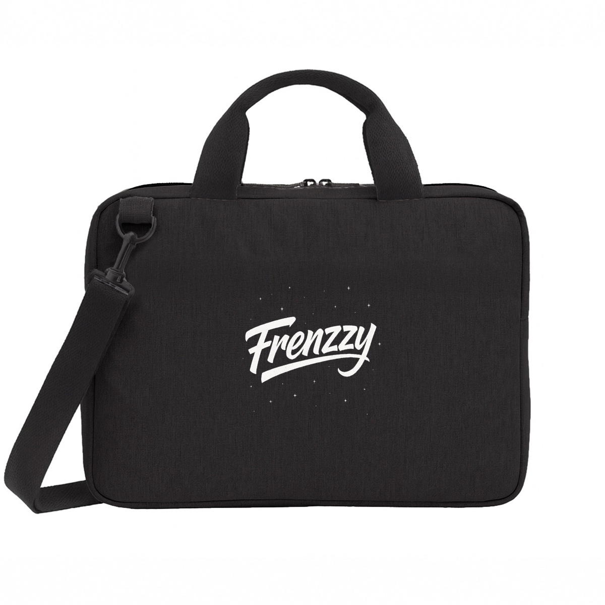 Image front Sac pour ordinateur portable en coton recyclé