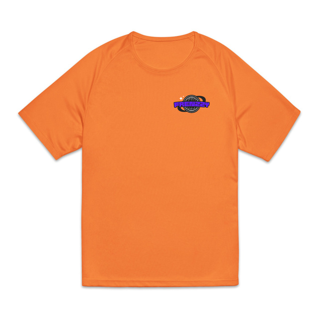 Image front T-shirt de sport recyclé pour homme Frenzzy Planète