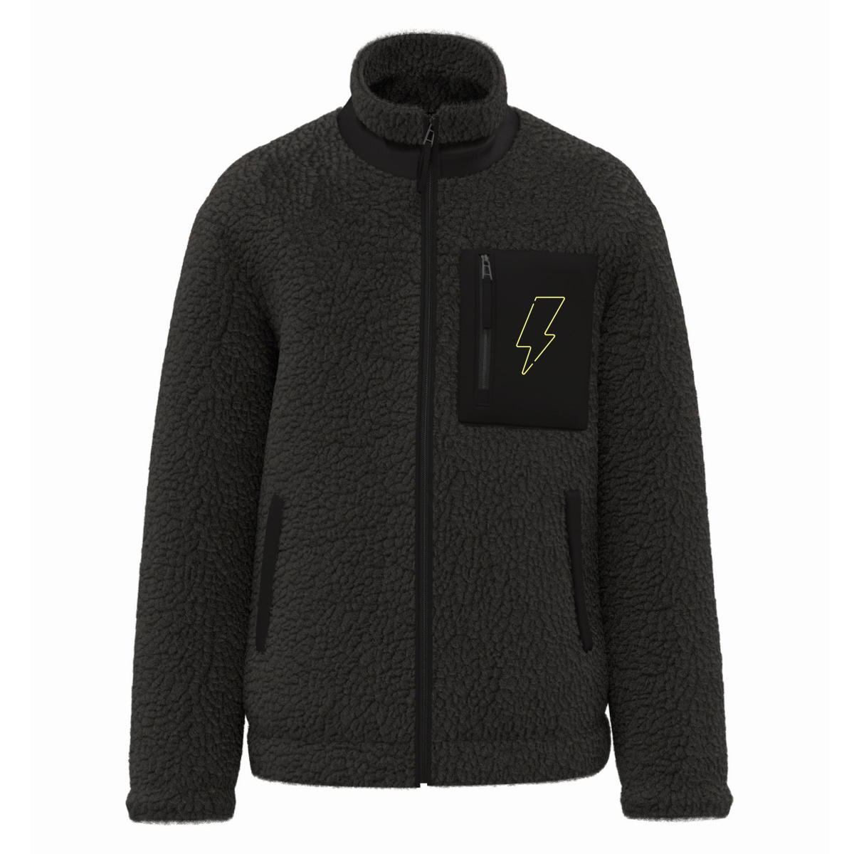 Image back Veste unisexe en sherpa : Éco-responsable et Confortable