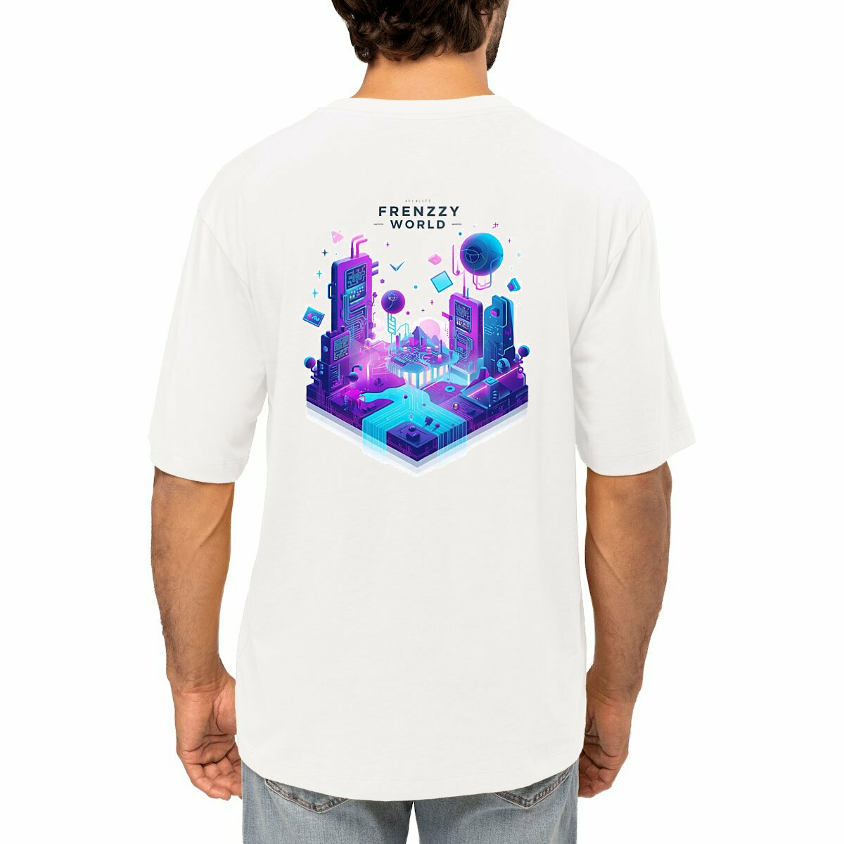 Image front T-shirt Unisexe Oversized : Confort Éthique et Style