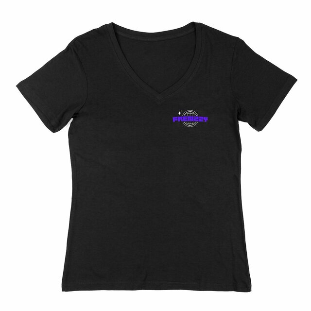 Image back T-shirt Femme Col V Frenzzy Planète