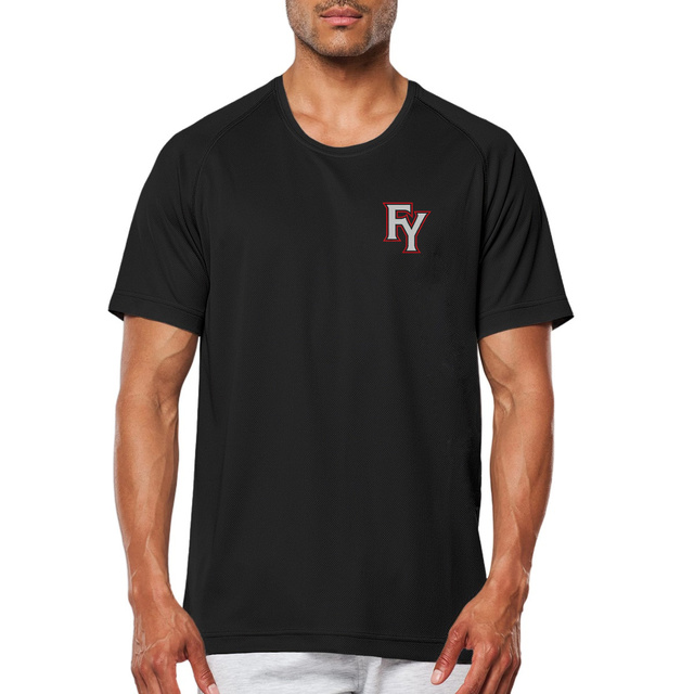 Image front T-shirt de sport recyclé pour homme