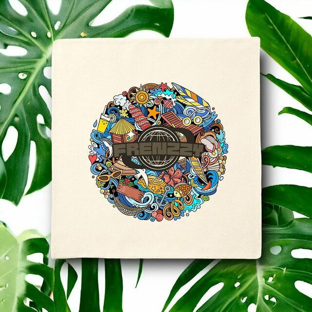 Image front Housse de coussin en coton - qualité supérieure 305 g/m2