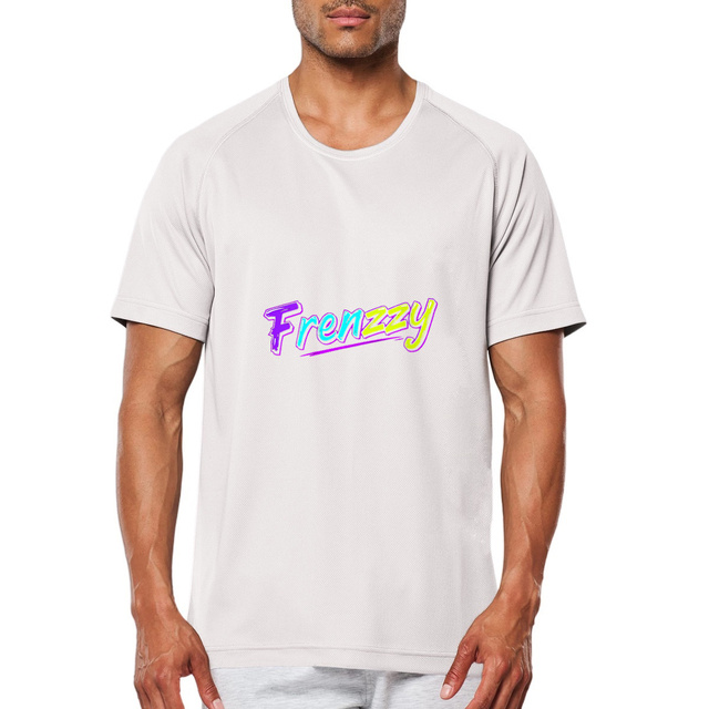 Image front T-shirt de sport recyclé pour homme