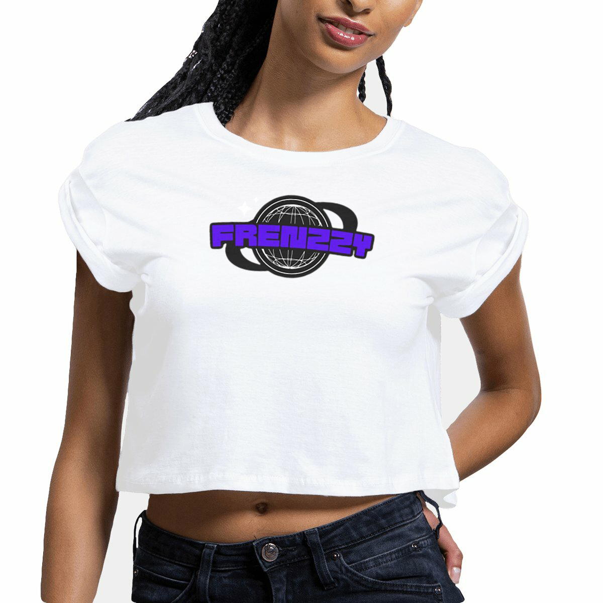 Image front Crop top Femme bio léger S à XL - TOP qualité