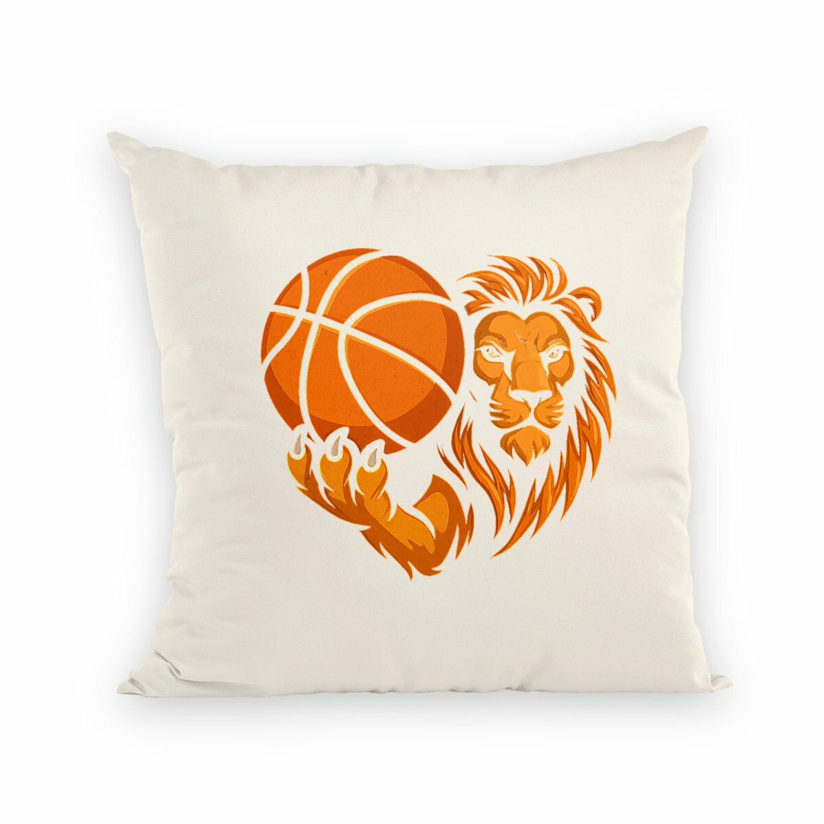 Image back Coussin de qualité supérieure avec housse et rembourrage recto et verso