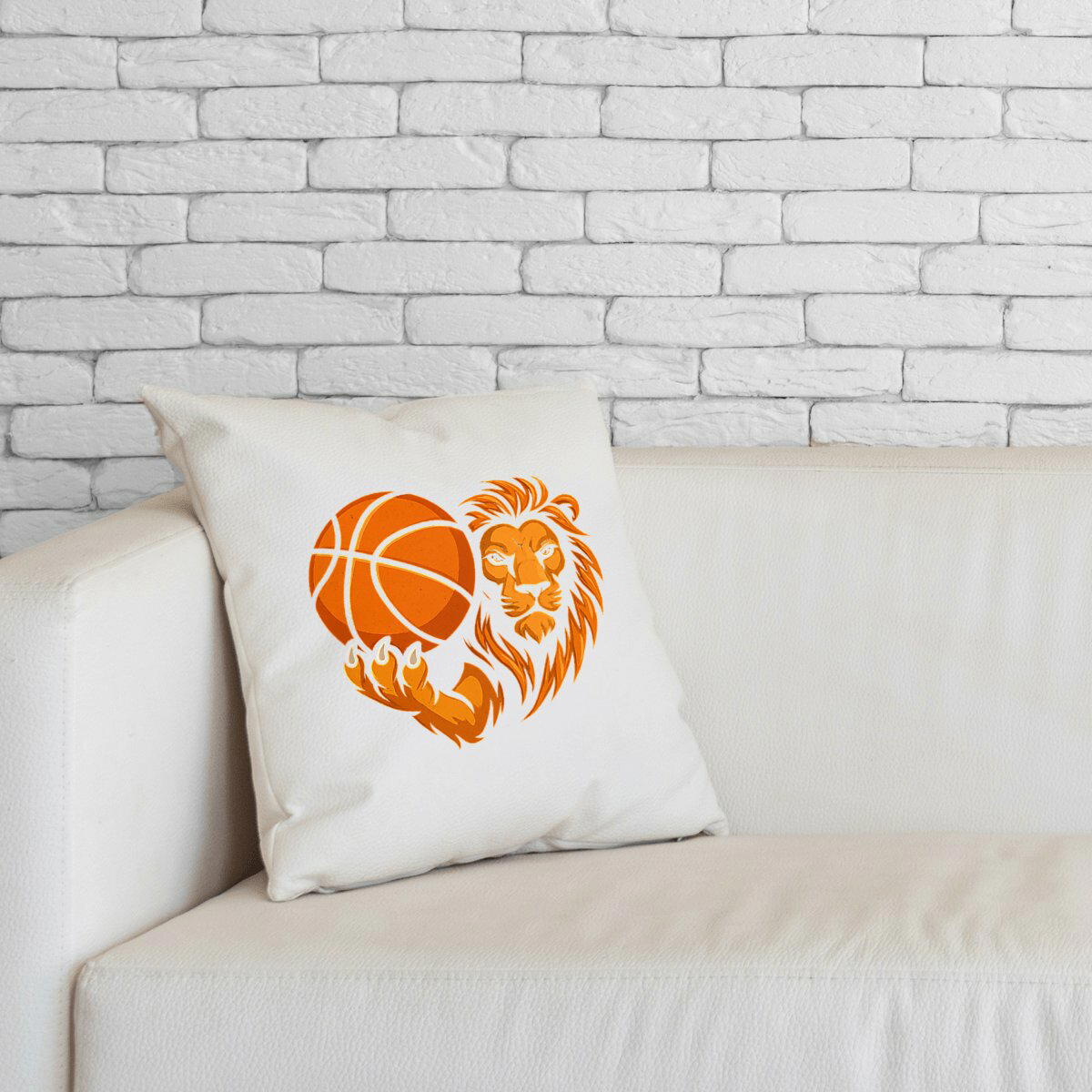 Image front Coussin de qualité supérieure avec housse et rembourrage recto et verso