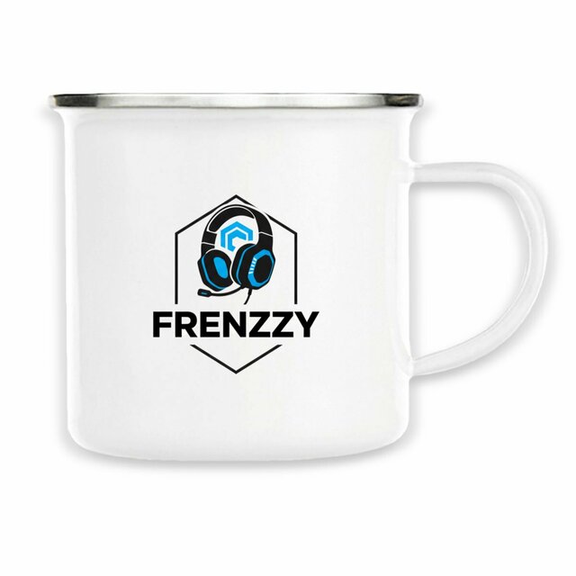 Image back Mug en Métal Émaillé 300ml - Hauteur 7,9cm - Motif Double Face