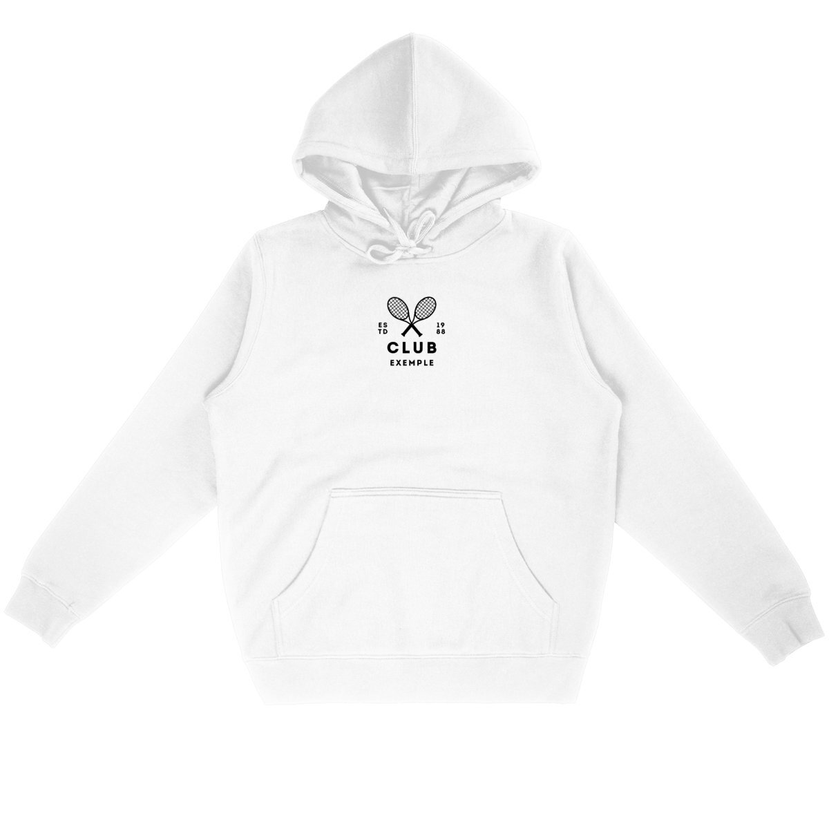 Image front sweat à capuche mixte/premium
