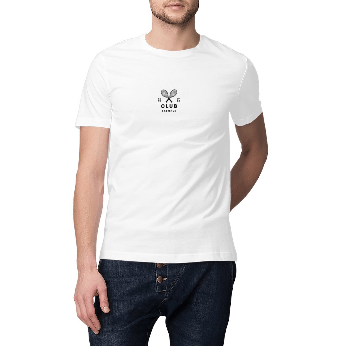 Image front t-shirt homme/premium