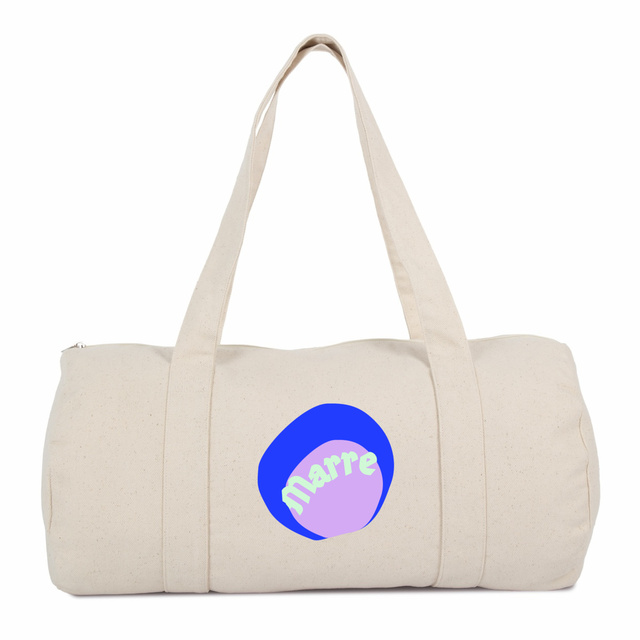 MARRE ! 🔮 CAPSULE FANTASY 🔮 Sac polochon 100 % coton biologique 2 coloris - Image