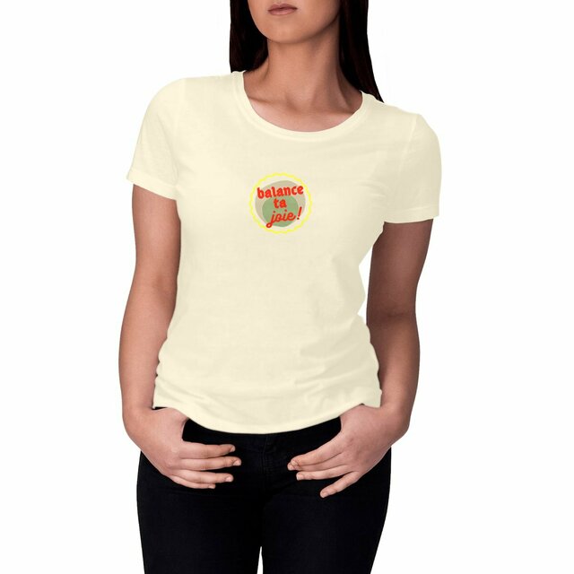 Balance ta joie ! T-shirt écologique 8 coloris Expresser - capsule vert gris jaune rouge