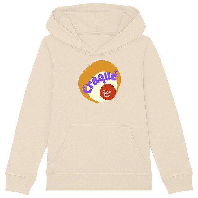 CRAQUE 🤎 😜 CAPSULE CAMEL MARRON CREME 😜 Sweat capuche épais Enfant & Ado 3 coloris - Image