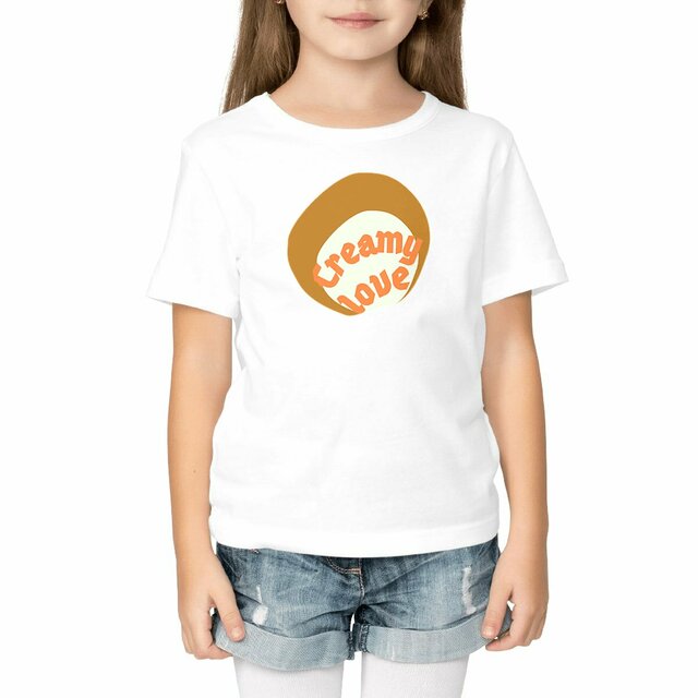 🥞 CREAMY LOVE 🥞 🧡 T-shirt léger Enfant.Ado 100% coton en conversion bio 3 coloris