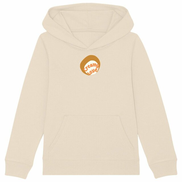 🥞 CREAMY LOVE 🥞 🧡 Sweat à capuche épais Enfant.Ado écologique 3 coloris - Image