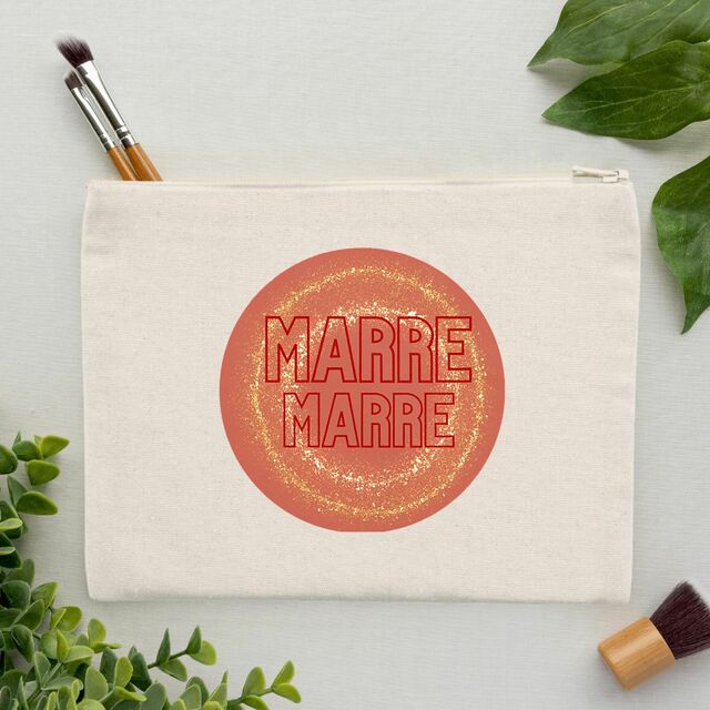Marre ! par Louise B - Trousse pochette écologique - Glossy