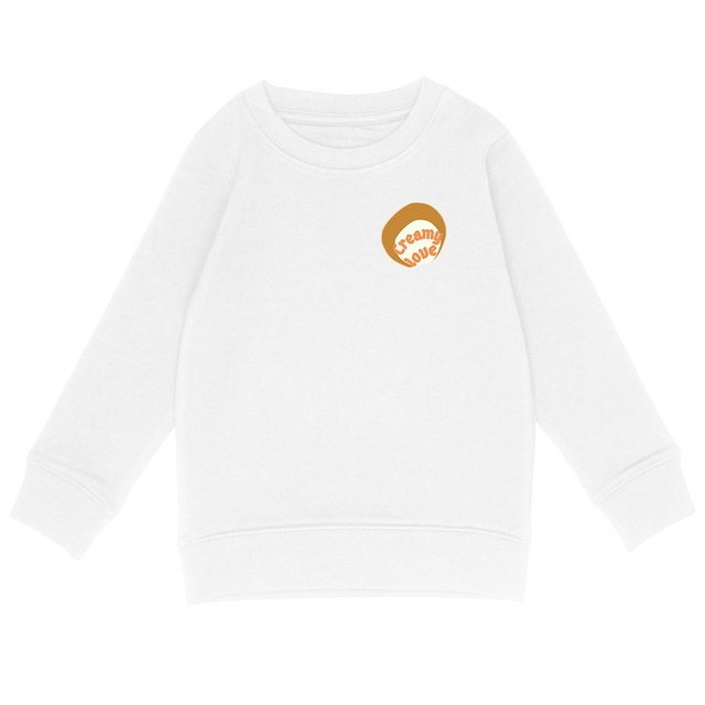 🥞 CREAMY LOVE 🥞 🧡 Sweat léger Enfant.Ado écologique 4 coloris - Image