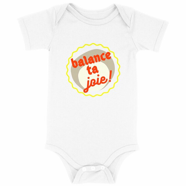 BTJ ! Body bébé rouge kaki jaune  - Image