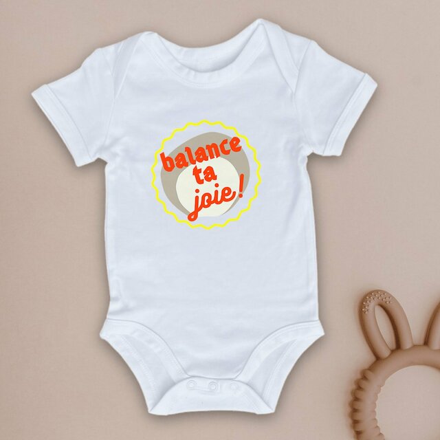 BTJ ! Body bébé rouge kaki jaune 