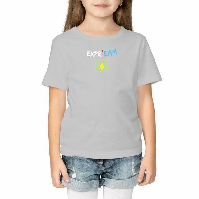 EXPR'EAM  🦜 EN COULEURS 🦜 T-shirt Enfant & Ado 100% coton biologique 4 coloris