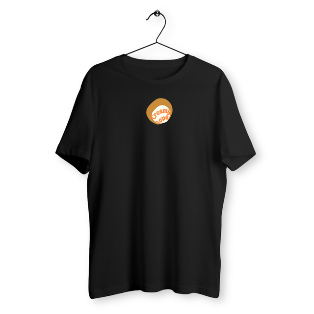 🥞 CREAMY LOVE 🥞 🧡 T-shirt classique 2 100% coton en conversion biologique 5 coloris - Image