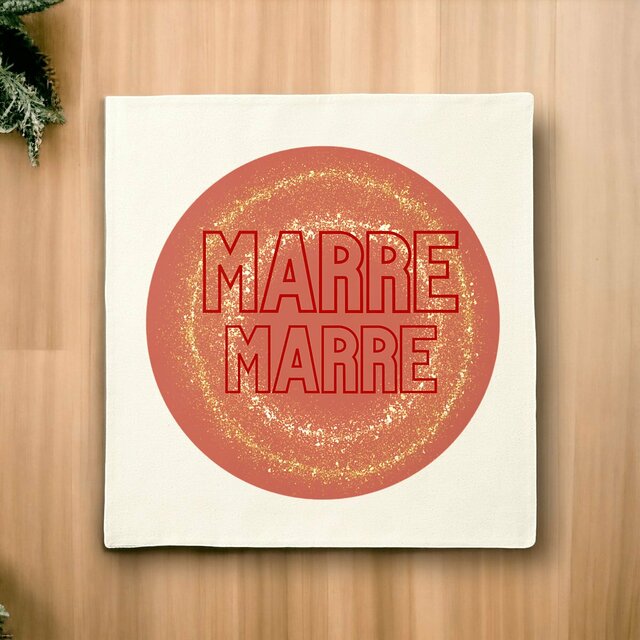 Marre ! par Louise B - Housse de coussin seule - Glossy