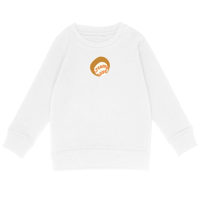 🥞 CREAMY LOVE 🥞 🧡 Sweat léger Enfant.Ado écologique 4 coloris - Image