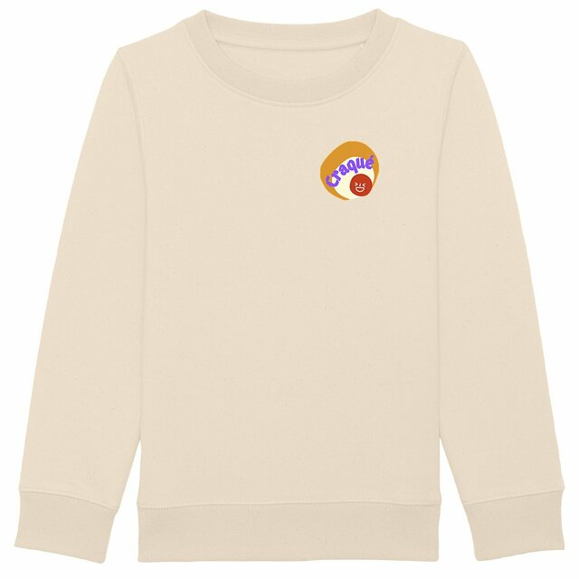 CRAQUE 🤎 😜 CAPSULE CAMEL MARRON CREME 😜 🤎 Sweat épais Enfant & Ado 3 coloris - Image