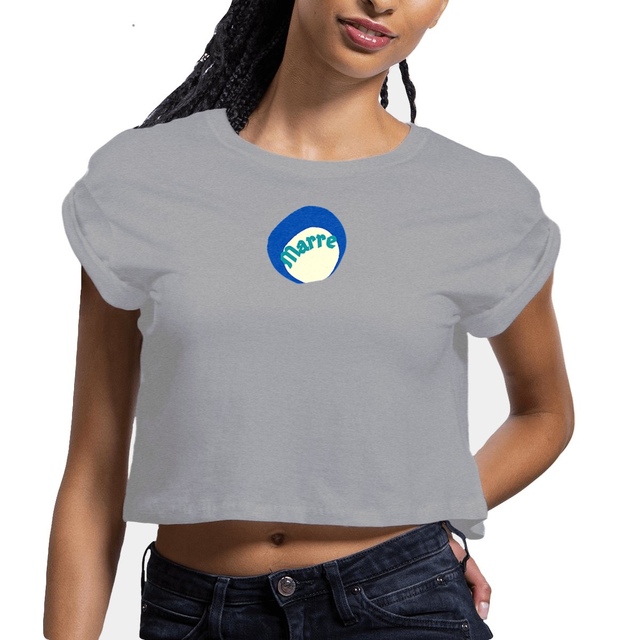 MARRE ! 🌊 CAPSULE OCEAN 🌊 T-shirt crop top 100% coton biologique 3 coloris