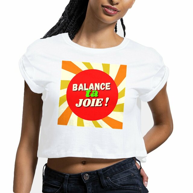 BTJ ! Crop top rouge jaune orange ! 100% bio (sauf gris : 85% coton bio, 15% polyester)