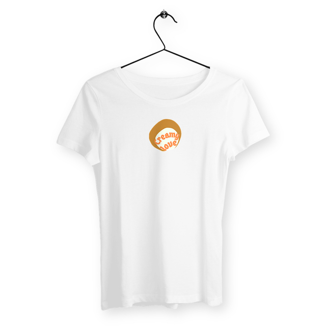 🥞 CREAMY LOVE 🥞 🧡 T-shirt classique 100% coton en conversion biologique 5 coloris - Image
