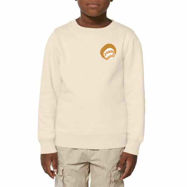 🥞 CREAMY LOVE 🥞 🧡 Sweat épais Enfant.Ado écologique 3 coloris