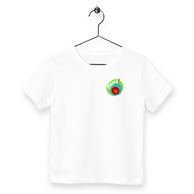 MARRE ! 😆 SMILEY VERT BLEU 😆 T-shirt Enfant & Ado 100% coton conversion biologique 3 col - Image