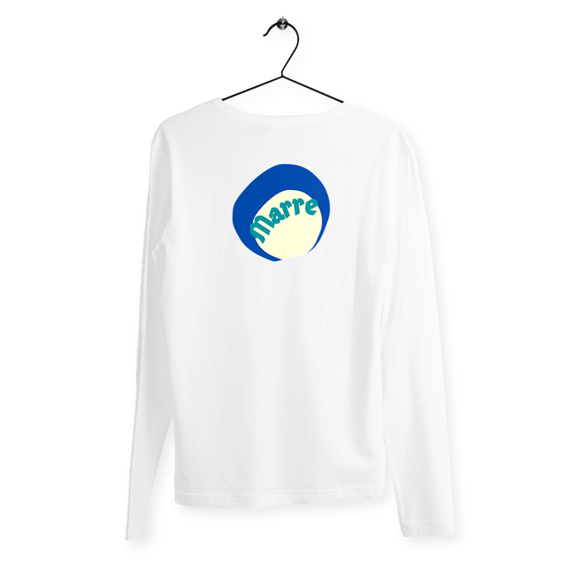 MARRE (dos) 🌊 CAPSULE OCEAN 🌊 T-shirt manches longues 100% coton biologique 2 coloris - Image