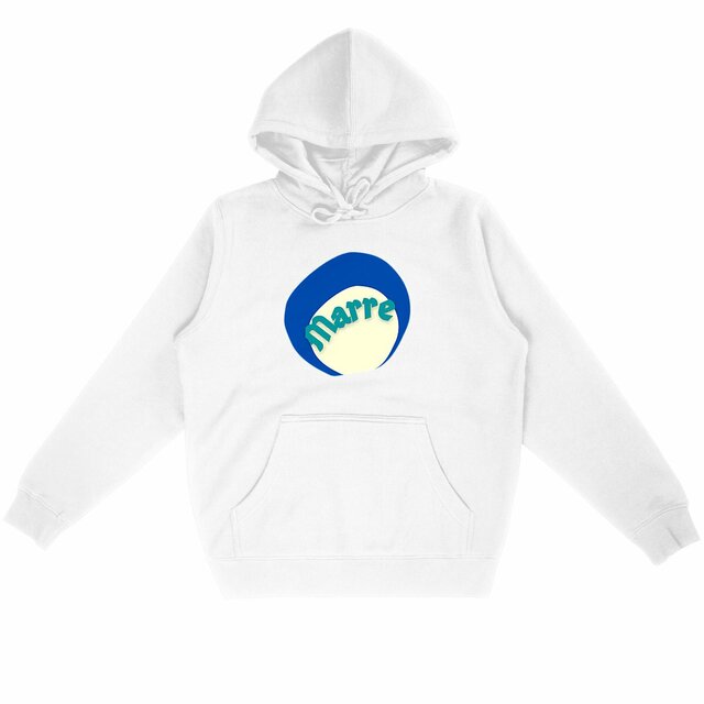 Marre Blue stamp hoodie Drummer unisexe poche centrale - Image