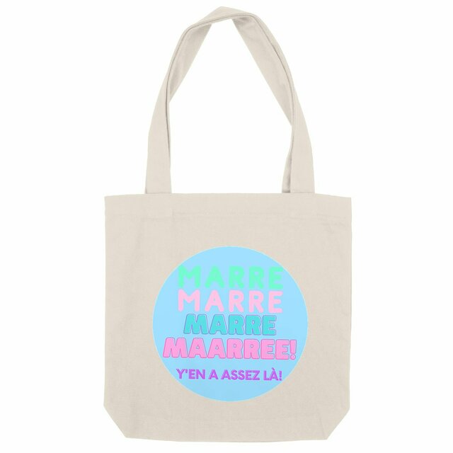 MARRE 🍬 MACARON SWEETY 🍬 Totebag épais 100% recyclé 2 coloris - Image