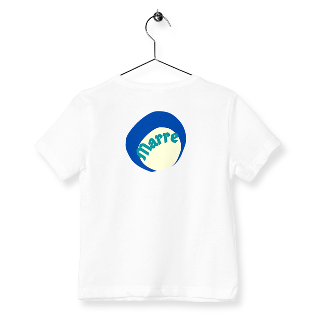 MARRE 🌊 CAPSULE OCEAN (dos 🌊 T-shirt Enfant léger 100% coton en conversion bio 3 coloris - Image