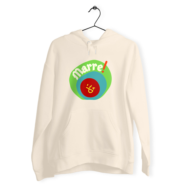 MARRE ! 😆 SMILEY VERT BLEU 😆  Sweat capuche épais 5 coloris - Image