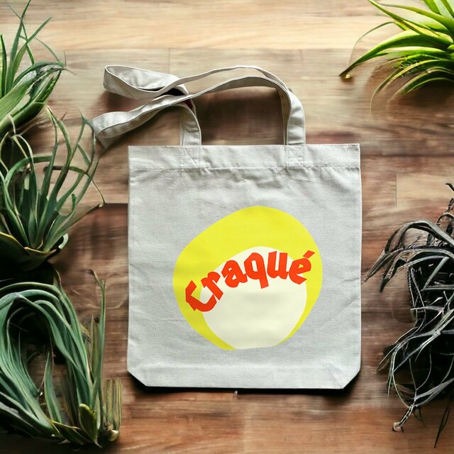 CRAQUE 🔥 CAPSULE PUNCHY 🔥 Tote bag épais 100% recyclé 2 coloris
