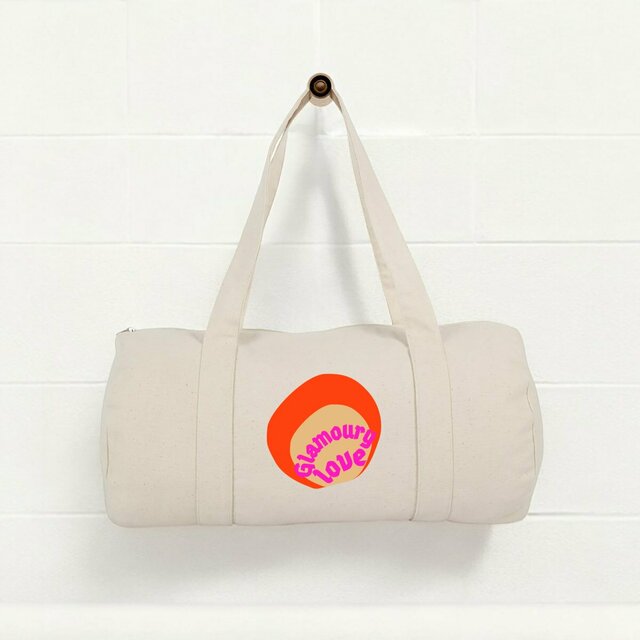 💄 GLAMOURY LOVE 💄 💖 Sac polochon 100% coton biologique 2 coloris 