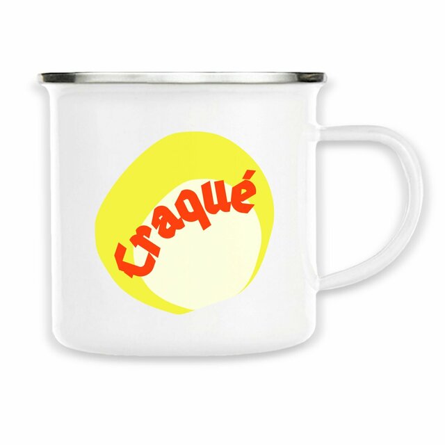 CRAQUE 🔥 CAPSULE PUNCHY 🔥 Mug émaillé en métal - Image