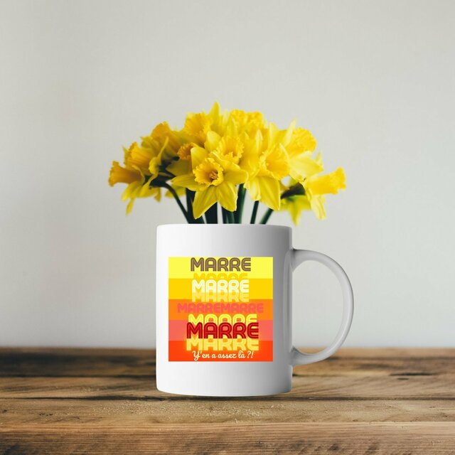 MARRE 🌅 TAMPON SOLEIL 🌅 Mug céramique à anse colorée 6 coloris